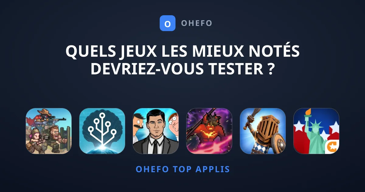 Quels Jeux les Mieux Notés Devriez-vous Tester ?